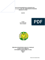 Penetapan Kadar Besi Dalam Kentang (Solanum Tuberosum L.) SECARA SPEKTROFOTOMETRI Serapan Atom