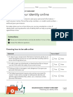 Protecting Your Identity Online: Instructions