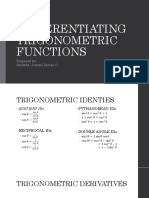 00 Trigonometric Differentiation