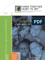 Hands Together, Heart to Art Camp 2011 Brochure - Spanish
