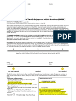 Scale For Assessment of Family Enjoyment Within Routines (SAFER)