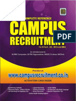 Campus Recruitment Book