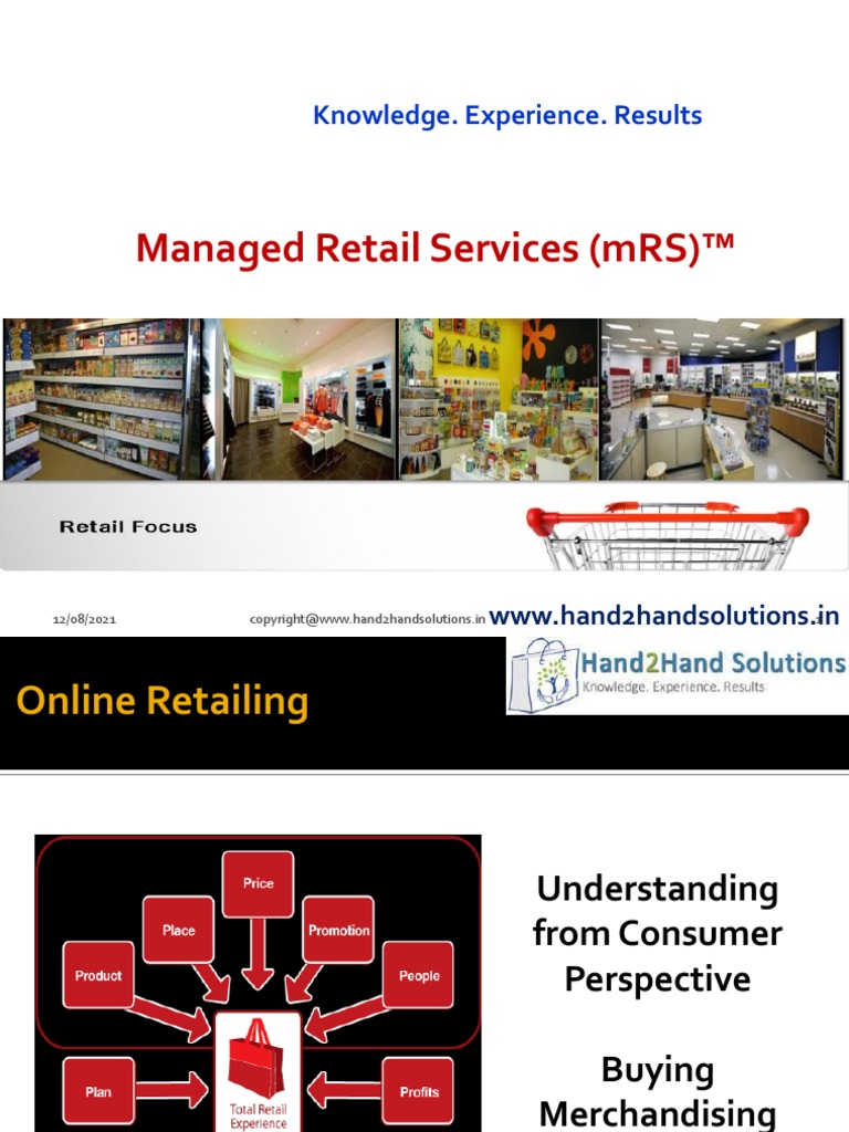 On Line Retail Buying Merchandising Retail Process PDF