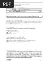 Modelo de Termo de Encerramento do Projeto