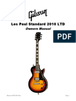 Gibson LP Standard 2010 Owners Manual 1.0