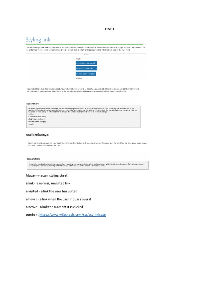 HTML & Css Modul | PDF