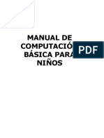 Manual de Computacion Basica Para Ninos