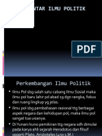 Pengertian Ilmu Politik