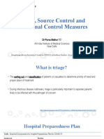 Triage, Source Control and Additional Control Measures: IPC IPC