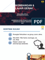 Terminologi Perkembangan Belajar Gerak (17 Maret)