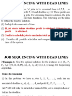 3.3 Job Sequencing with Deadlines