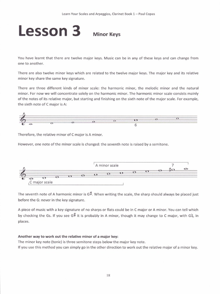Learn Your Scales and Arpeggios Book 1 Sample Pages PDF