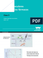 (CLA)BASES MOLECULARES ACCION DE LOS FARMACOS)