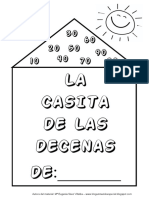 Casita Decenas Con Numeros