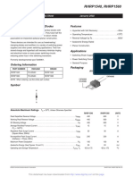 RHRP1540, RHRP1560: 15A, 400V - 600V Hyperfast Diodes Features