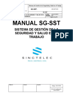 SG-SST-001 Sistema de Gesti+ N de La Seguridad y Salud en El Trabajo