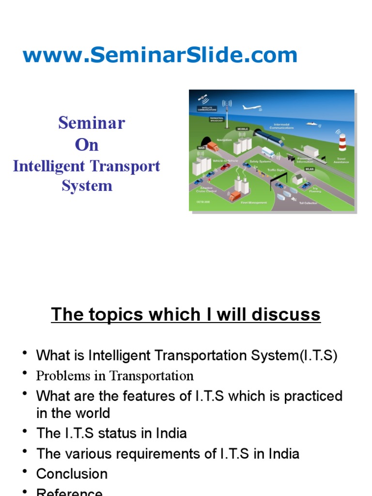 Intelligent Transport Systems in India | PDF | Transport | Land Transport