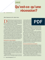 Quest Ce Que La Récession