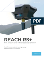 Reach RS+: RTK GNSS Receiver With An App As A Controller