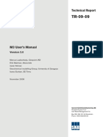 M3 User's Manual - Technical Report on Groundwater Modelling Software