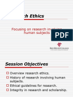 Research Ethics: Focusing On Research Involving Human Subjects