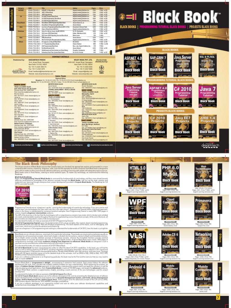 Programming Tutorial Black Books | Download Free PDF | C Sharp ...