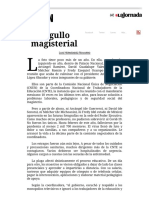 La Jornada - Orgullo Magisterial