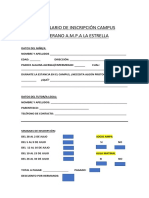 Formulario de Inscripción Ludoteca de Verano 2021