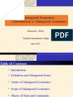 Managerial Economics 1.introduction To Managerial Economics