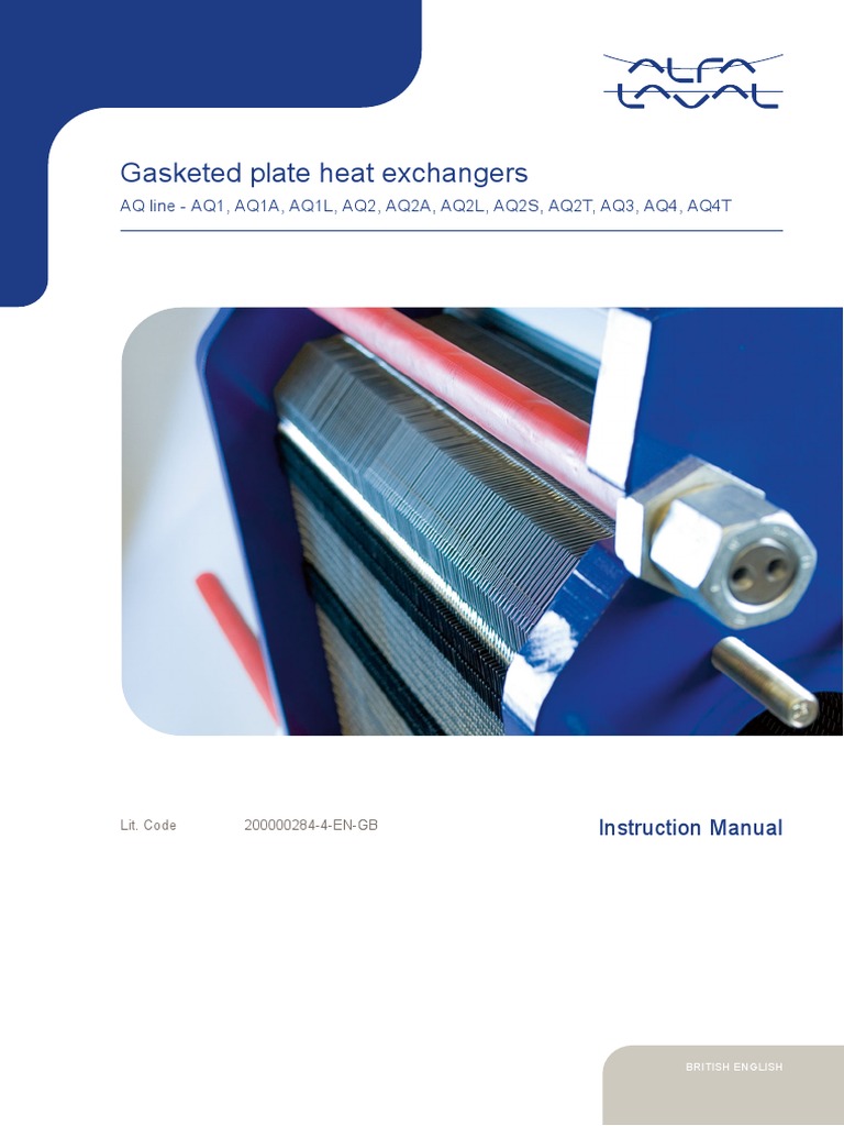 Alfa Laval Heat Exchanger Installation PDF Heat Exchanger Pipe