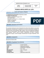 FTLP-015 Hipoclorito 5,25%