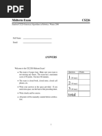 1 2 3 Total: Midterm Exam CS226