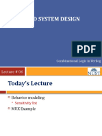EE-307 Fpga Based System Design: Lecture # 06