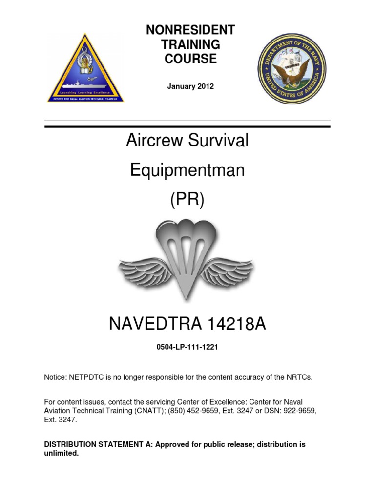 Aircrew Survival Equipement | PDF | Parachute | Balloon (Aeronautics)
