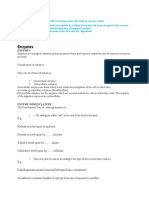 Enzymes Notes