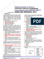 EXAMEN SIMULADO REGIONAL 2013 N°02
