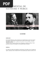 Saussure y Peirce