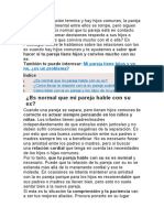 Cuando Una Relación Termina y Hay Hijos Comunes 