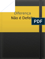 Livro Diferença Não É Defeito