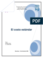 Costo estándar: concepto, objetivos, cálculo y tipos