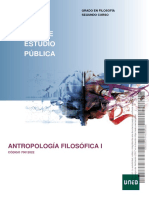 Guía de Estudio Pública: Antropología Filosófica I