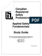1 - BCRSP Applied Safety Fundamentals Study Guide - 2014 Edition