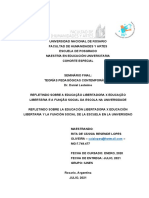 Trabalho I  Teorias Pedagógicas  ESPANHOL - revisado