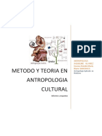 Metodo y Teoria en Antropologia Cultural