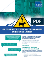 ELEVAGE CNIEL Les Courants Electriques Parasites en Elevage Laitier