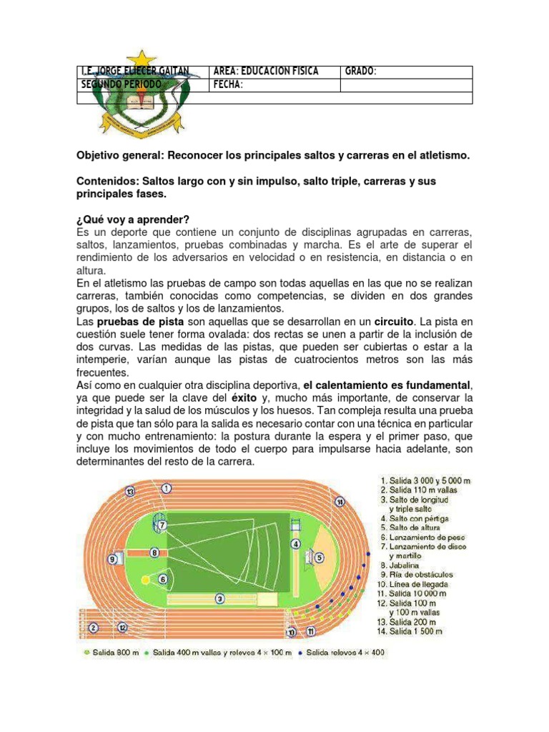 Sexto Grado Educacion Fisica | PDF | Deporte del atletismo | Deportes