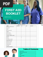 First Aid Booklet: Sherene Douglas