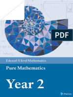 Edexcel A Level Mathematics Pure Mathematics Year 2 Textbook e Book Year 2 A Level Maths and Further Maths 2017 1071131141 9781292183404 9781292207605 1292183403 Compress