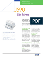 Slip Printer: Epson