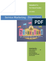 Service Marketing - Disneyland: Submitted To